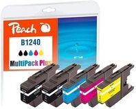 Peach B1220/1240/1280 Spar Pack Plus Druckerpatronen XL (2xBK, C, M, Y) ersetzt