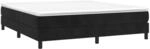 vidaXL Boxspringbettgestell Schwarz 160x200 cm Samt