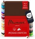 fleuresse 1119 XXL Jersey Stretch Spannbetttuch (96% Baumwolle, 4% Elasthan),...