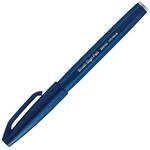 Pentel SES15C-CAX Brush Sign Pen nachtblau, Faserschreiber, pinsel&auml;hnliche Spitze, 1