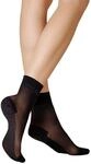 KUNERT Damen S&ouml;ckchen Cotton Sole 20 Baumwollsohle 20 DEN Black 0500 39-42