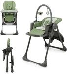 Kinderkraft TUMMIE Hochstuhl 2 in 1, Kinderhochstuhl, Babystuhl, Kombihochstuhl, ab