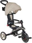 GLOBBER Explorer Trike Foldable 4in1 Beige &ndash; Dreirad, Laufrad und Kinderwagen in
