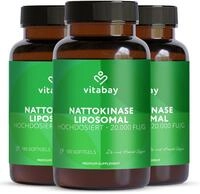 Vitabay Nattokinase 2.000 FU hochdosiert &ndash; 540 vegane Softgel-Kapseln &ndash;