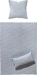 Dyckhoff Bettw&auml;sche Weichfrottier grau Gr&ouml;&szlig;e 1x 135x200 cm + 1x 80x80 cm