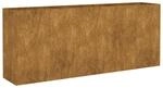 vidaXL Hochbeet 200x40x80 cm Cortenstahl