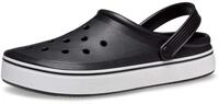 Crocs Off Court Clog Sandals, Unisex Adult, Schwarz und silberfarben, 36-37