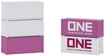 FALLER 182052-20' Container ONE, 5er-Set - Spurweite H0