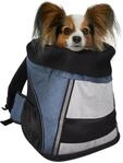 Hundetasche - Bauchtrage Timi Blau &ndash; 34x25x37cm &ndash; Polyester &ndash;