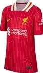 Nike Jungen LFC Nk Df JSY Stad Hm T-Shirt, Gym Red/White/Chrome Yellow, L EU