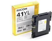 Ricoh 405768 SG2100N Inkjet Cartridge, 600 Seiten / 5% Deckung GC41YL, gelb