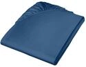 fleuresse Uni Colours, Mako-Satin, Denim, 100 x 200