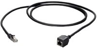 EFB RJ45 Patchkabelverl&auml;ngerung Cat.6A, S/FTP, AWG26, schwarz 10 Meter