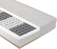 BeCo Matratze 140x200 cm Physio Top H&auml;rtegrad H2 medium/Taschenfederkernmatratze