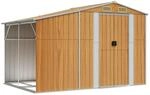 vidaXL Ger&auml;tehaus, Gartenhaus mit Schr&auml;gdach Griffe, Gartenschuppen Schuppen...