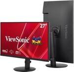 ViewSonic VA2708-HDJ Monitor 27 Zoll Full HD, 100Hz, 1ms MPRT, IPS, 99% sRGB,