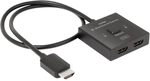 Club3D CSV-1384 HDMI&trade; 2-in-1 bi-direktionaler Switch f&uuml;r 8K60Hz oder 4K120Hz