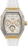 Ice-Watch - Ice boliday White Gold - Wei&szlig;e Damenuhr mit Silikonarmband - 022871