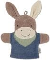 Sterntaler Waschhandschuh Esel Emmilius, blau