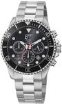 ETT Eco Tech Time Funk Solar Herren Uhr Analog mit Edelstahl massiv Armband