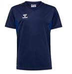 Hummel Uni_Kids Hmlauthentic Pl Jersey S/S Kids Shirt, Marine, 152 EU