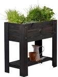 dobar&reg; Hochbeet Urban mit Ablagefl&auml;che |Erh&ouml;htes Gem&uuml;sebeet | Salatbeet aus