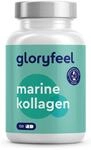 Marine Kollagen Kapseln hochdosiert - 1500mg reines Meereskollagen (Typ 1) - 120