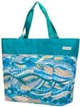 anndora XXL Strandtasche 40 Liter &ndash; gro&szlig;e Badetasche mit Rei&szlig;verschluss &