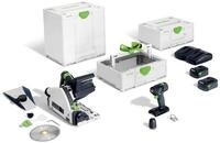 Festool Akku-Set TSC 55 K Tauchs&auml;ge & TXS 18 Bohrschrauber 18 V