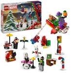 LEGO Spider-Man Adventskalender 2024, Superhelden-Spielzeug, vorweihnachtliches