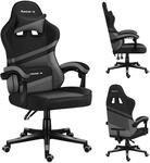 huzaro Force 4.4 Grey Mesh | Gaming Stuhl PC B&uuml;rostuhl Schreibtischstuhl