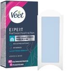 Veet Expert Kaltwachsstreifen K&ouml;rper & Beine, sensible Haut, 40 St&uuml;ck
