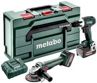 Metabo Combo Set 2.4.1 18 V Akku-Maschinen im Set 18V (Maschinen-Set in metaBOX,