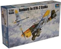 Trumpeter 3214 Modellbausatz Junkers Ju-87B-2 Stuka, Schwarz