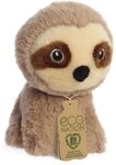 Aurora, 35081, Eco Nation Mini Faultier, 13cm, Pl&uuml;sch, Braun