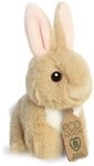 Aurora World Aurora, 35074, Eco Nation Mini Tan Hase, 13cm, Pl&uuml;sch, Braun