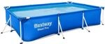 Bestway Steel Pro Framepool ohne Pumpe, eckig, 300 x 201 x 66 cm, 56404-19, Blau