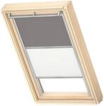 VELUX Verdunkelung Plus, Grauer F&uuml;hrungsschiene, PK08, Grau