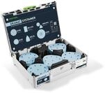 Festool Schleifmittel-Systainer&sup3; SYS-STF D125 Granat Set &ndash; 100 Schleifscheiben 125