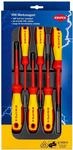 KNIPEX VDE Schraubendreher-Paket PlusMinus/Schlitz 6-teilig, 00 20 12 V05