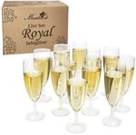 MamboCat 12er Set Royal Sektgl&auml;ser I 140ml, H&ouml;he 16cm I modernes klares...
