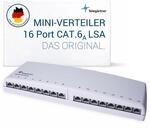 Teleg&auml;rtner MPD16 Cat.6A Mini-Verteiler 16-Port geschirmt Alpinwei&szlig;