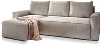 Masseno Ecksofa POTARO mit Schlaffunktion L-Form, Sofa mit Bettkasten,