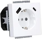 Busch-Jaeger 20 EUCB2USBAC-884 SCHUKO USB-A+C Steckdose Safety+ | Studiowei&szlig;...