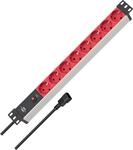 Brennenstuhl Alu-Line 19" Steckdosenleiste/Steckerleiste 8-Fach f&uuml;r...
