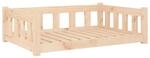 vidaXL Hundebett 95,5x65,5x28 cm Massivholz Kiefer