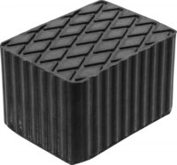 BGS 7008 | Gummiauflage | f&uuml;r Hebeb&uuml;hnen | 160 x 120 x 100 mm