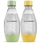 SodaStream 0,5L Kunststofflasche Doppelpack, Gelb & Gr&uuml;n