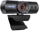 NexiGo HelloCam, 1080p Webcam mit Windows Hello und Mikrofon, Echter Datenschutz mit