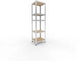 shelfplaza Home 180x50x40cm Schwerlastregal verzinkt mit 5 B&ouml;den x 175kg